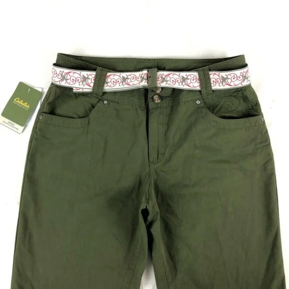 NEW Cabela’s Size 10 Outdoor Pants Green Walking